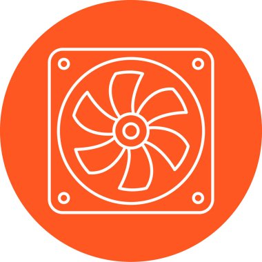 fan simgesi vektör illüstrasyonu