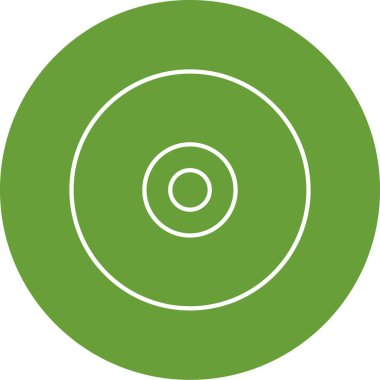 cd diskinin basit vektör illüstrasyonu