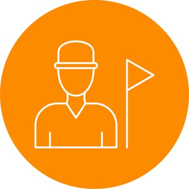 İnsan simgesinin vektör illüstrasyonu