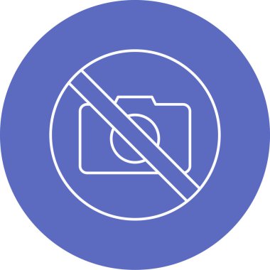 İzin verilmeyen işaretin vektör illüstrasyonu