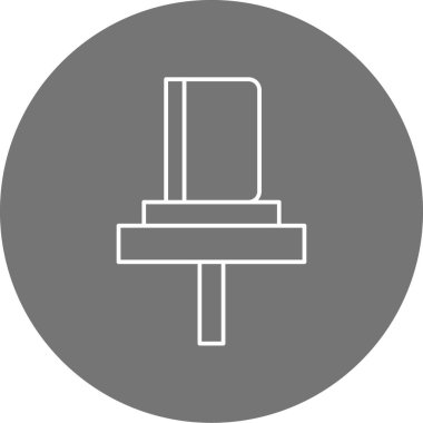 Modern b 'nin vektör illüstrasyonu eksik simgesi