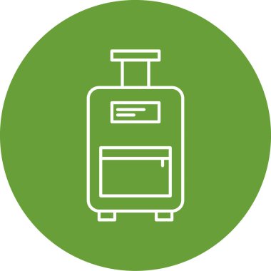 Seyahat simgesinin vektör illüstrasyonu