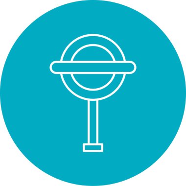 Modern b 'nin vektör illüstrasyonu eksik simgesi