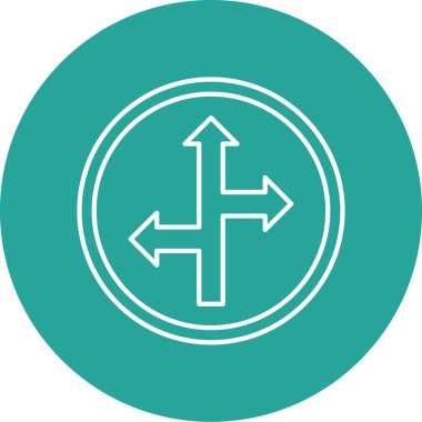 ok simgesinin vektör illüstrasyonu