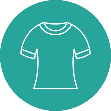 Gömlek simgesinin vektör illüstrasyonu