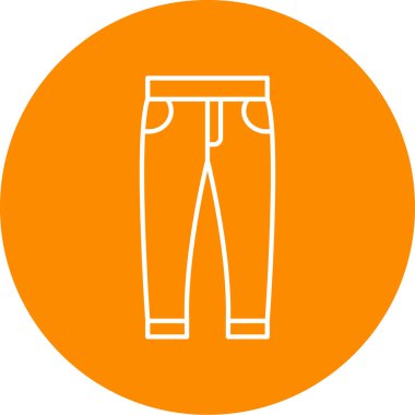 pantolon simgesi vektör illüstrasyonu