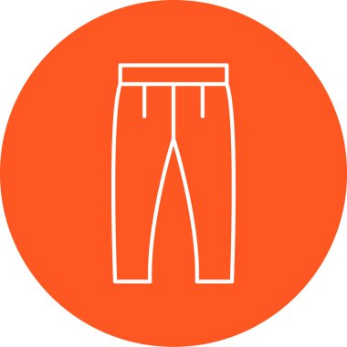 pantolon simgesi vektör illüstrasyonu