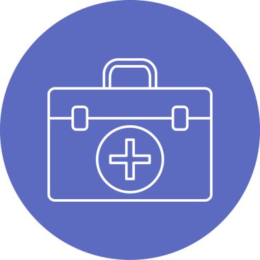 İlk yardım çantası simgesi