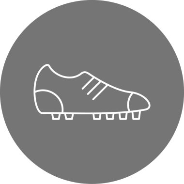 Ayakkabı simgesinin vektör illüstrasyonu