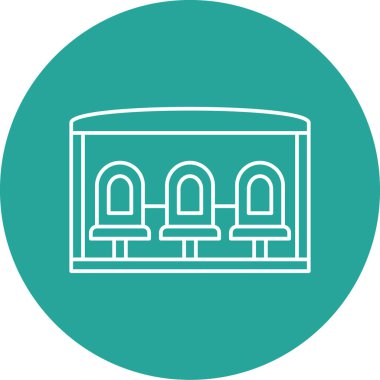 Modern b 'nin vektör illüstrasyonu eksik simgesi