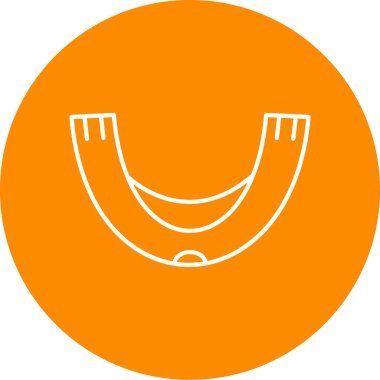 Bir telefon simgesinin vektör illüstrasyonu