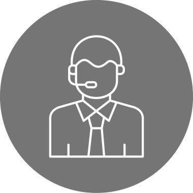 Avatar simgesi, vektör illüstrasyonu