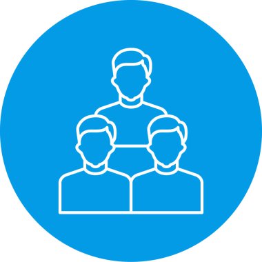 İnsan simgesinin vektör illüstrasyonu