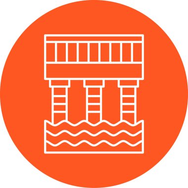 Gemi simgesinin vektör illüstrasyonu