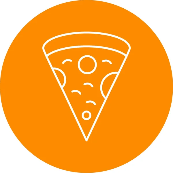 Піца Значок Векторні Ілюстрації — стоковий вектор