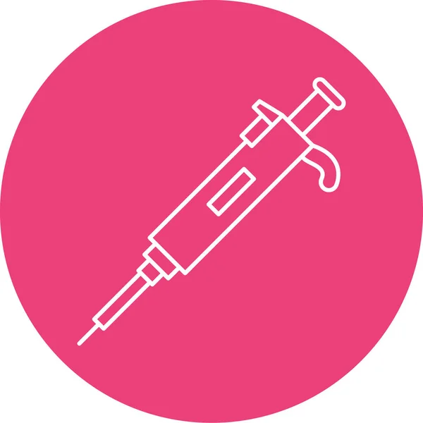 Vector Illustration Syringe Icon — Archivo Imágenes Vectoriales