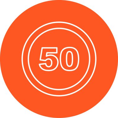 Hız sınırı simgesi, vektör