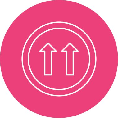 Okların vektör illüstrasyonu modern simge