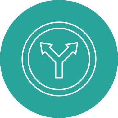 Trafik işaretlerinin vektör illüstrasyonu