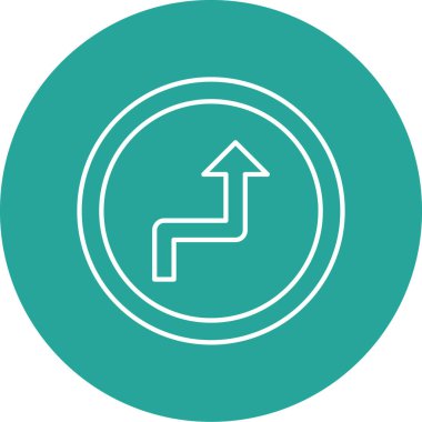 ok simgesinin vektör illüstrasyonu