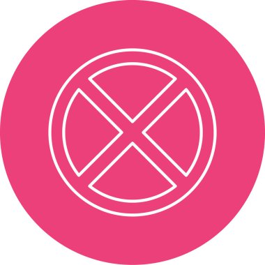 Bir simgesiz vektör illüstrasyonu