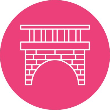 Modern yapı simgesinin vektör illüstrasyonu