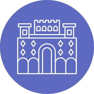 Yapı simgesinin vektör illüstrasyonu