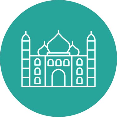 Cami simgesi, vektör resimleme