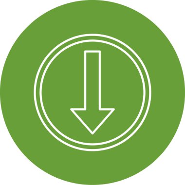 ok simgesinin vektör illüstrasyonu