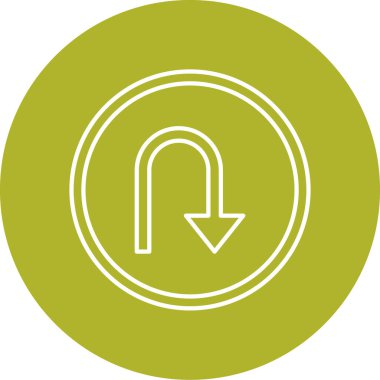 ok simgesinin vektör illüstrasyonu