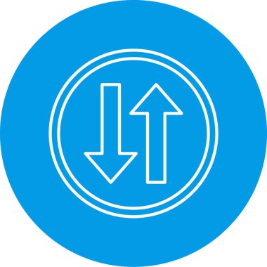 Okların vektör illüstrasyonu modern simge