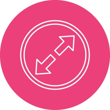 Okların vektör illüstrasyonu modern simge