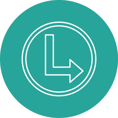 ok simgesinin vektör illüstrasyonu