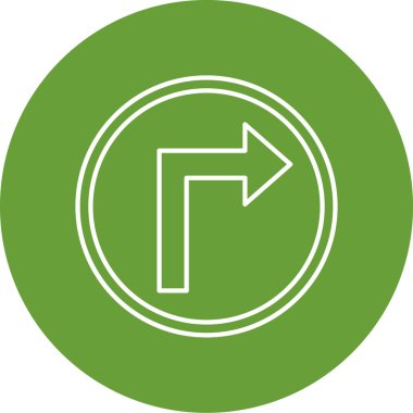 ok simgesinin vektör illüstrasyonu