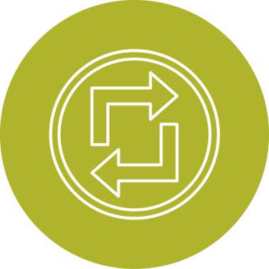 ok simgesinin vektör illüstrasyonu