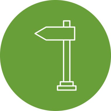 İşaret çubuğu simgesinin vektör illüstrasyonu