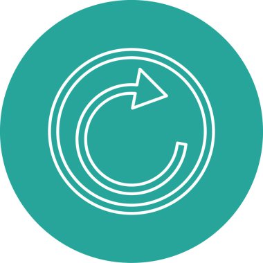 ok simgesinin vektör illüstrasyonu