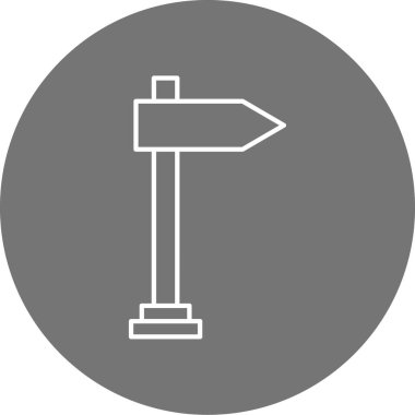 İşaret çubuğu simgesinin vektör illüstrasyonu