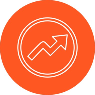 ok modern simgesinin vektör illüstrasyonu