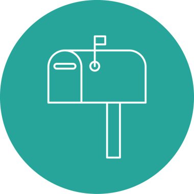 Posta simgesinin vektör illüstrasyonu