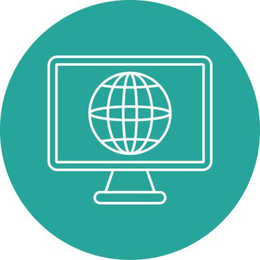 vektör seo simgesi modern biçimi