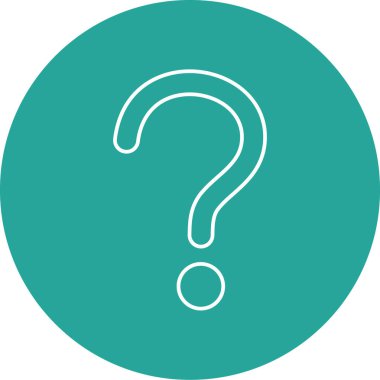 soru işareti simgesi, vektör illüstrasyonu