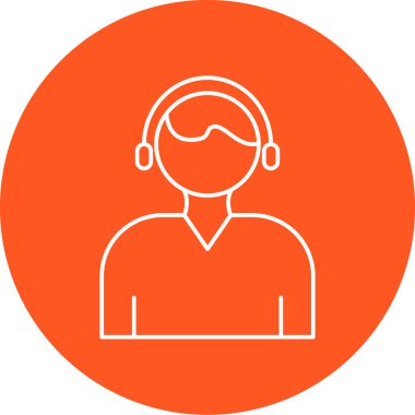 İnsan simgesinin vektör illüstrasyonu