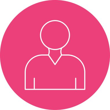 İnsan simgesinin vektör illüstrasyonu