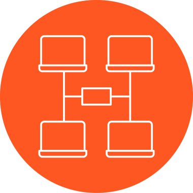 seo modern simgesinin vektör illüstrasyonu