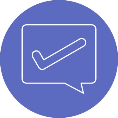 Bir işaretleme simgesinin vektör illüstrasyonu