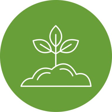 Ağaç simgesinin vektör illüstrasyonu