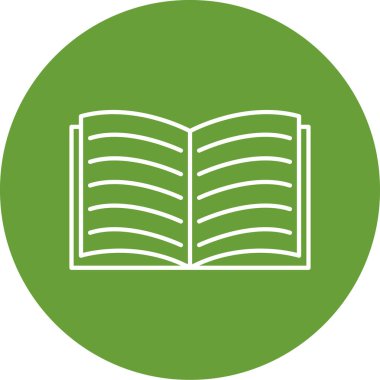 kitap simgesi vektör illüstrasyonu
