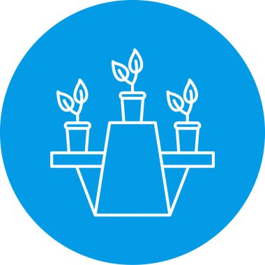 bitki simgesi vektör illüstrasyonu