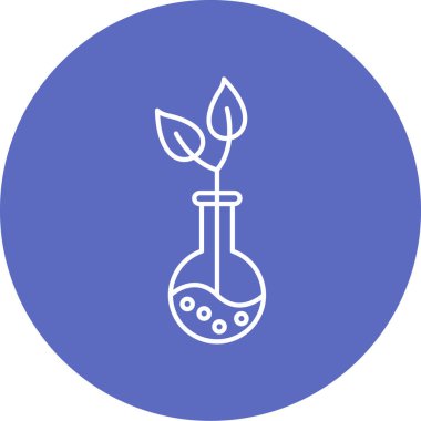 Bitki simgesinin vektör illüstrasyonu